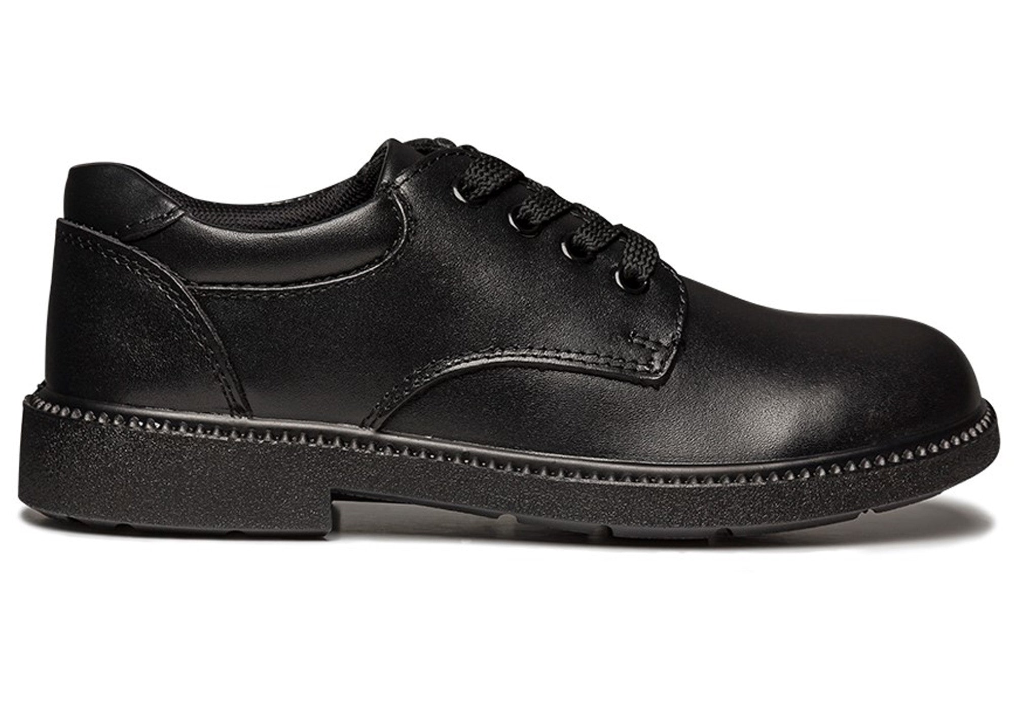 Clarks Reward Kids Black Leather School Shoes - Comfortable & Durable for Boys & Girls - Perfect for School, Uniforms & Daily Wear