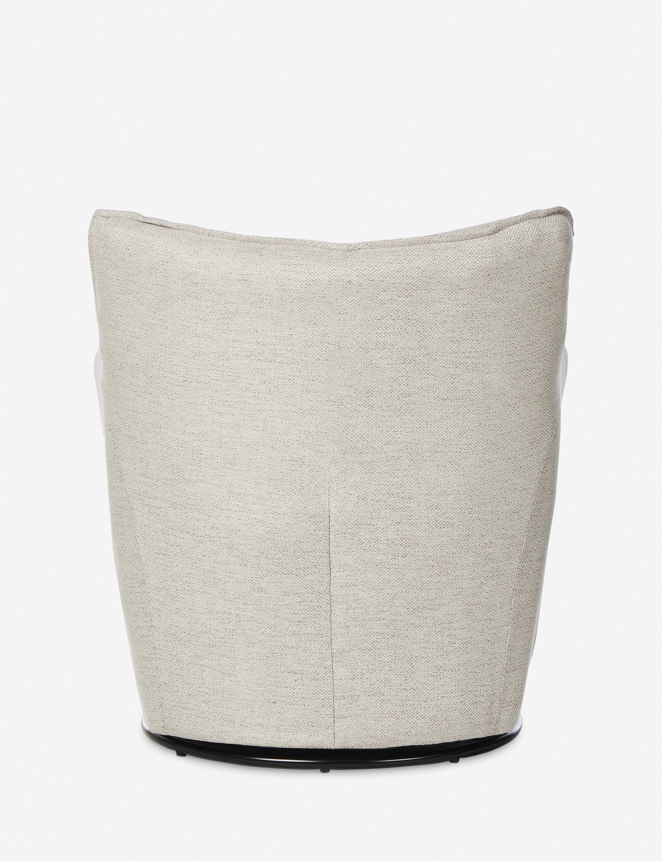 Stylish Bronwyn Swivel Chair - 360 Degree Rotating Modern Accent Chair for Living Room, Office, or Bedroom - Comfortable Upholstered Lounge Chair with Padded Seat