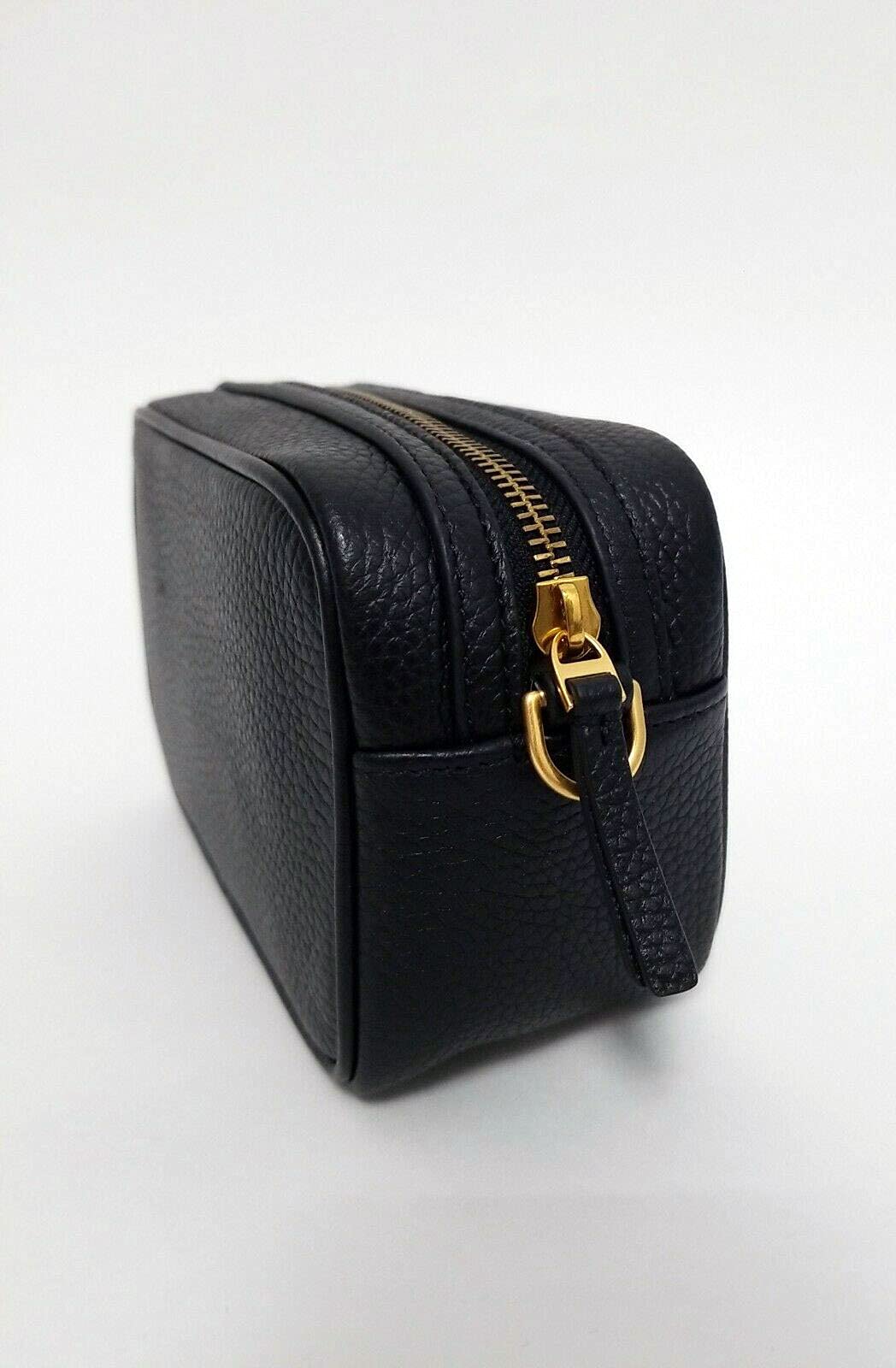 Tory Burch Women's Blake Mini Camera Bag - Small Crossbody Purse for Women, Genuine Leather, Black | Perfect for Everyday Use, Travel & Date Night