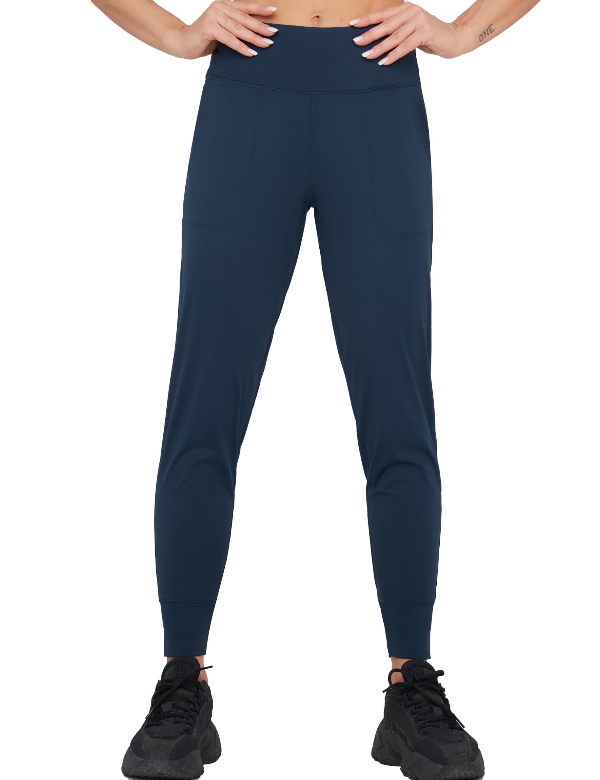 Dragon Fit High Waist Joggers for Women - Workout Yoga Sweatpants with Pockets | Tapered Lounge Pants for Running, Gym & Casual Wear