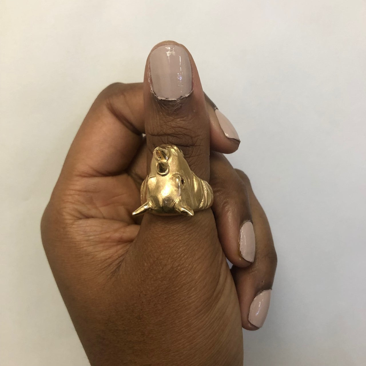 Garnet Rhino Ring for Men - 0.03ctw Genuine Garnet Jewelry - Size 10.5 Sterling Silver Band - Unique Animal Rhinoceros Ring for Gifts, Anniversary & Everyday Wear