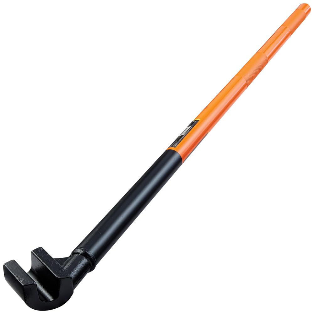Klein Tools 64310 Angled Rebar Hickey - Heavy Duty #5 Rebar Bender for Construction & DIY Projects | Perfect for Concrete Reinforcement & Steel Bending