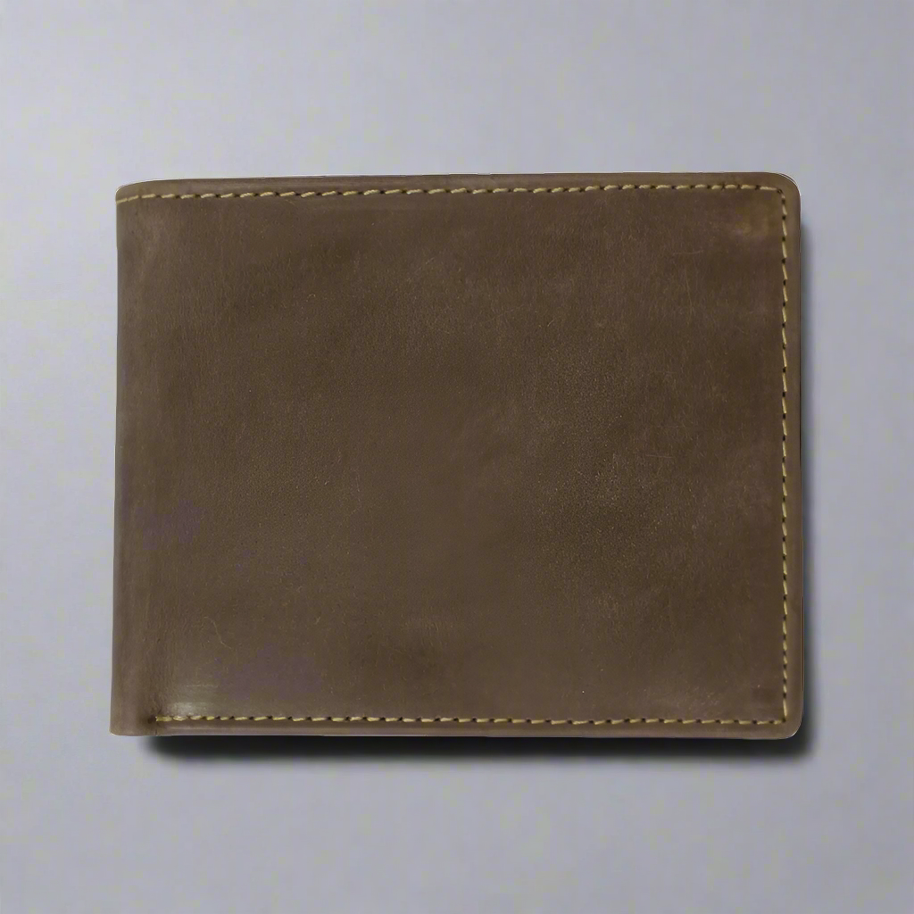 BOL Men's RFID Blocking Bifold Leather Wallet with Coin Pouch - Slim & Secure Credit Card Holder for Travel, Business & Everyday Use