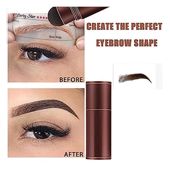 Mantavya Hairline Powder & Shading Sponge Pen - Light Brown Hair Shadow Powder Stick for Thinning Hair & Quick Root Touch-Up - Perfect for Daily Use, Travel & Hairline Enhancement