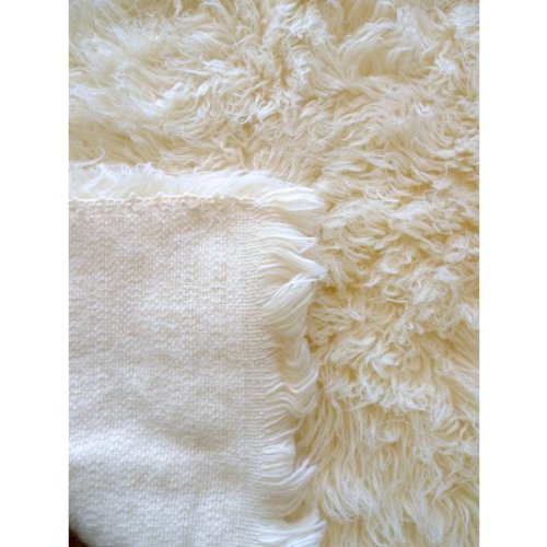 nuLOOM Hand Woven Authentic Greek Flokati Rug in Dusky Rose - Soft Shaggy Area Rug for Living Room, Bedroom & Nursery Decor