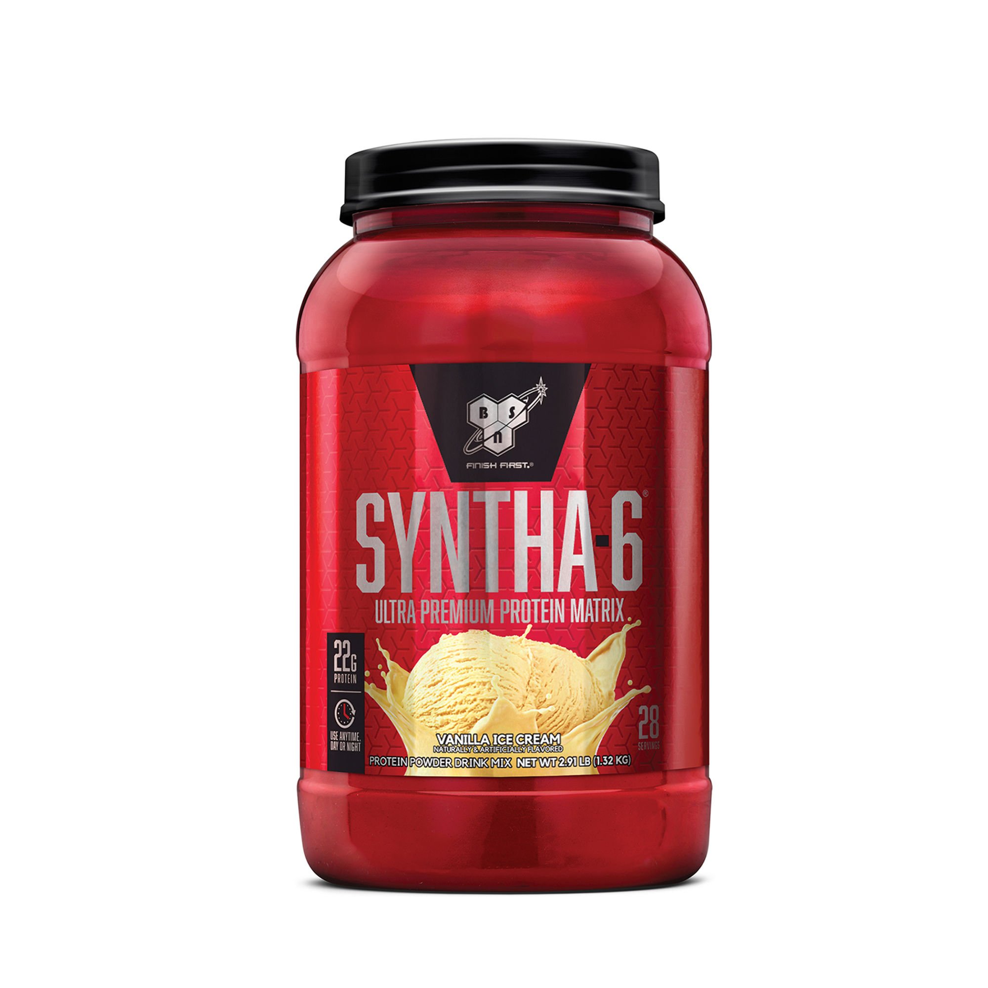 BSN Syntha-6 Ultra-Premium Lean Muscle Protein Powder - Whey Isolate & Casein Blend for Muscle Growth & Recovery - Ideal for Post-Workout, Meal Replacement & Weight Management
