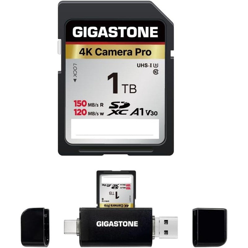 Gigastone Pro High-Speed SD Memory Card for DSLR Cameras - Perfect for 4K Video Recording & Professional Photography