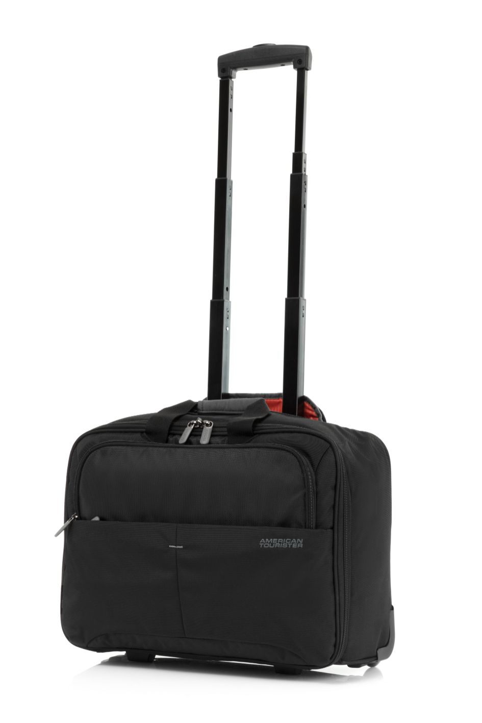 American Tourister SpeedAir Rolling 17 Inch Laptop Tote Bag - Lightweight Carry-On Luggage with USB Port for Business Travel & Weekend Getaways (Black)