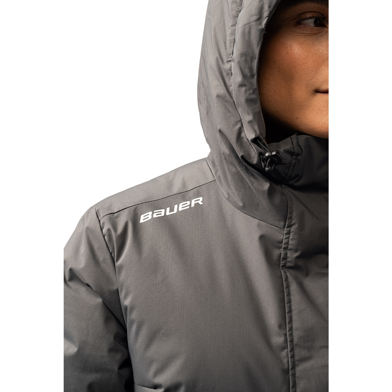Bauer S25 Women's Team Travel Coat - Lightweight Waterproof Jacket for Hockey Players & Outdoor Enthusiasts - Perfect for Cold Weather & Travel