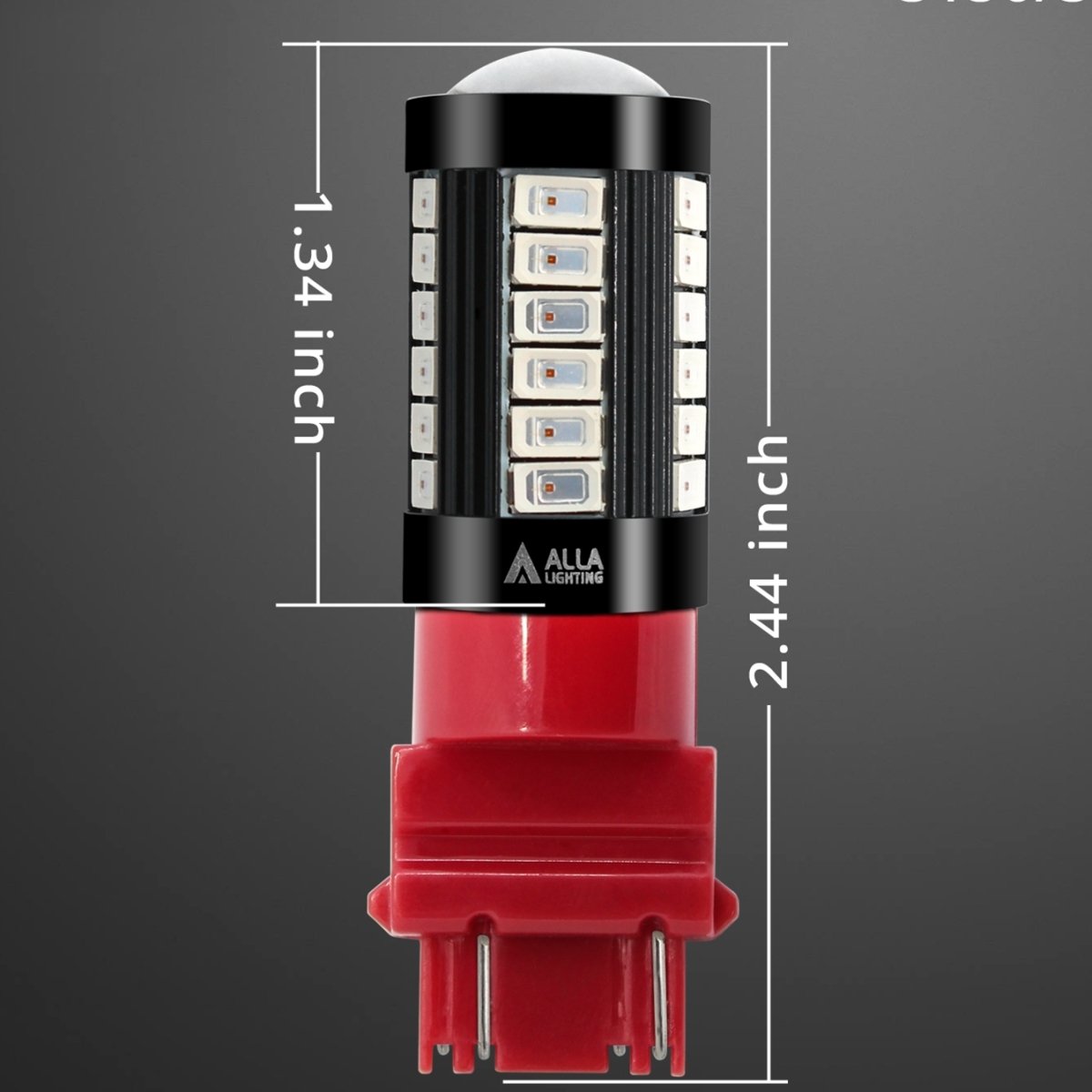 3157 3057 LED Strobe Brake Lights - Super Bright Flashing Stop Bulbs for Cars, Trucks, SUVs (Fits 3156 4057) - Enhance Safety & Visibility in Low Light Conditions