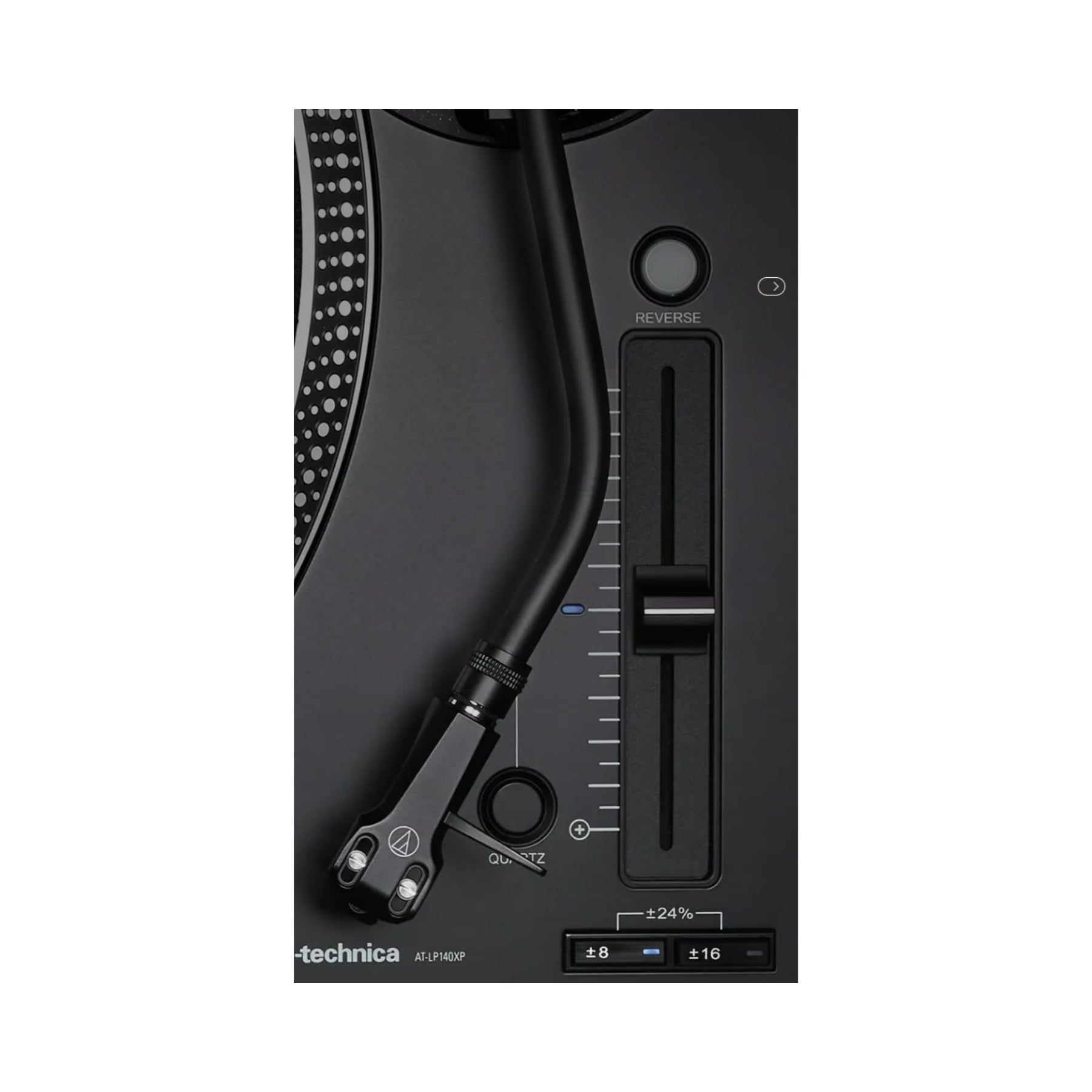 Audio Technica AT LP140XP Direct Drive Professional DJ Turntable - Open Box (Perfect for DJing, Home Studio Recording & Vinyl Enthusiasts)