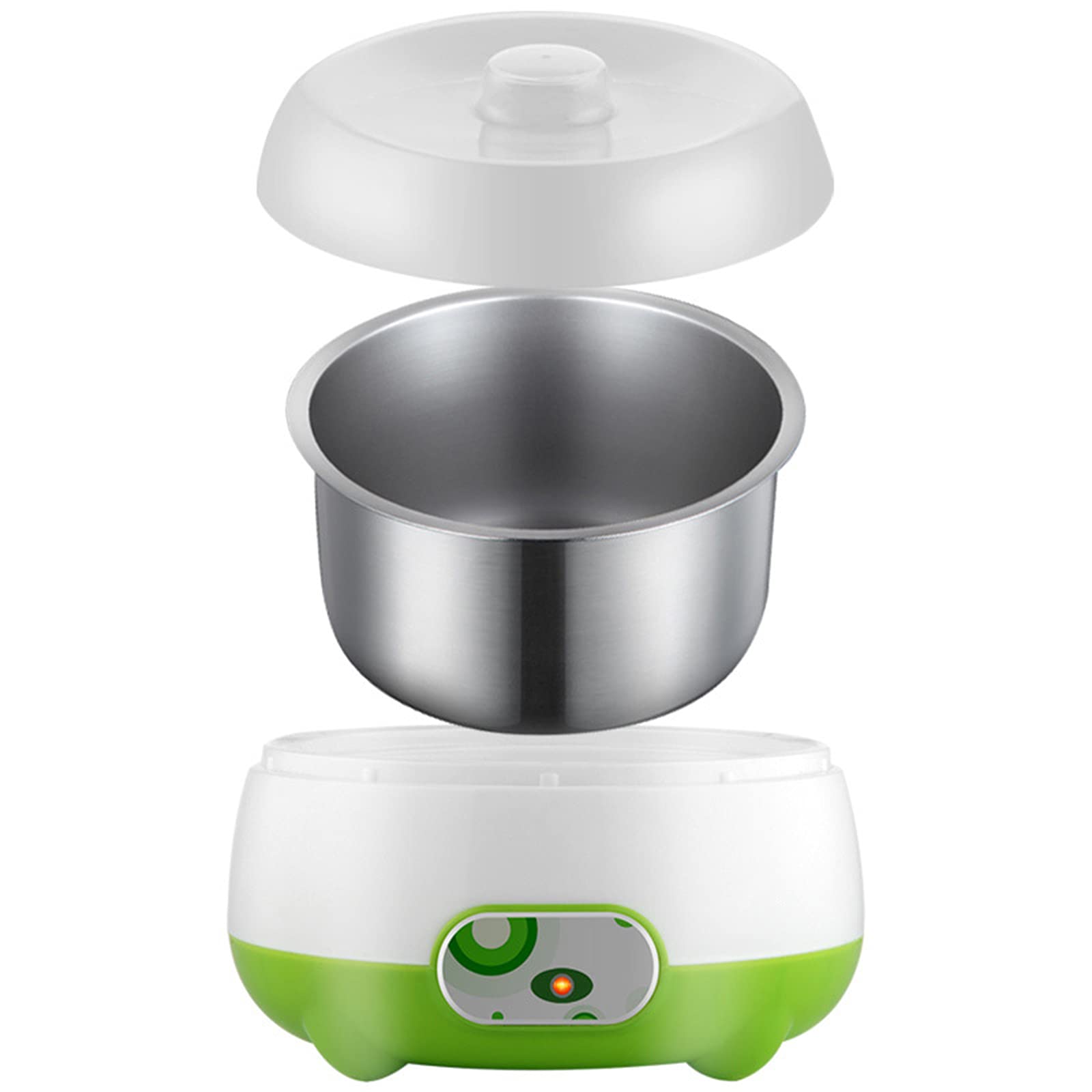 Automatic Yogurt Maker Machine 1L (0.4 Gal) - 110V Greek Yogurt, Yoghurt, Rice Wine & Natto Maker for Home DIY - Perfect for Healthy Breakfast, Snacks & Fermented Foods (Green)