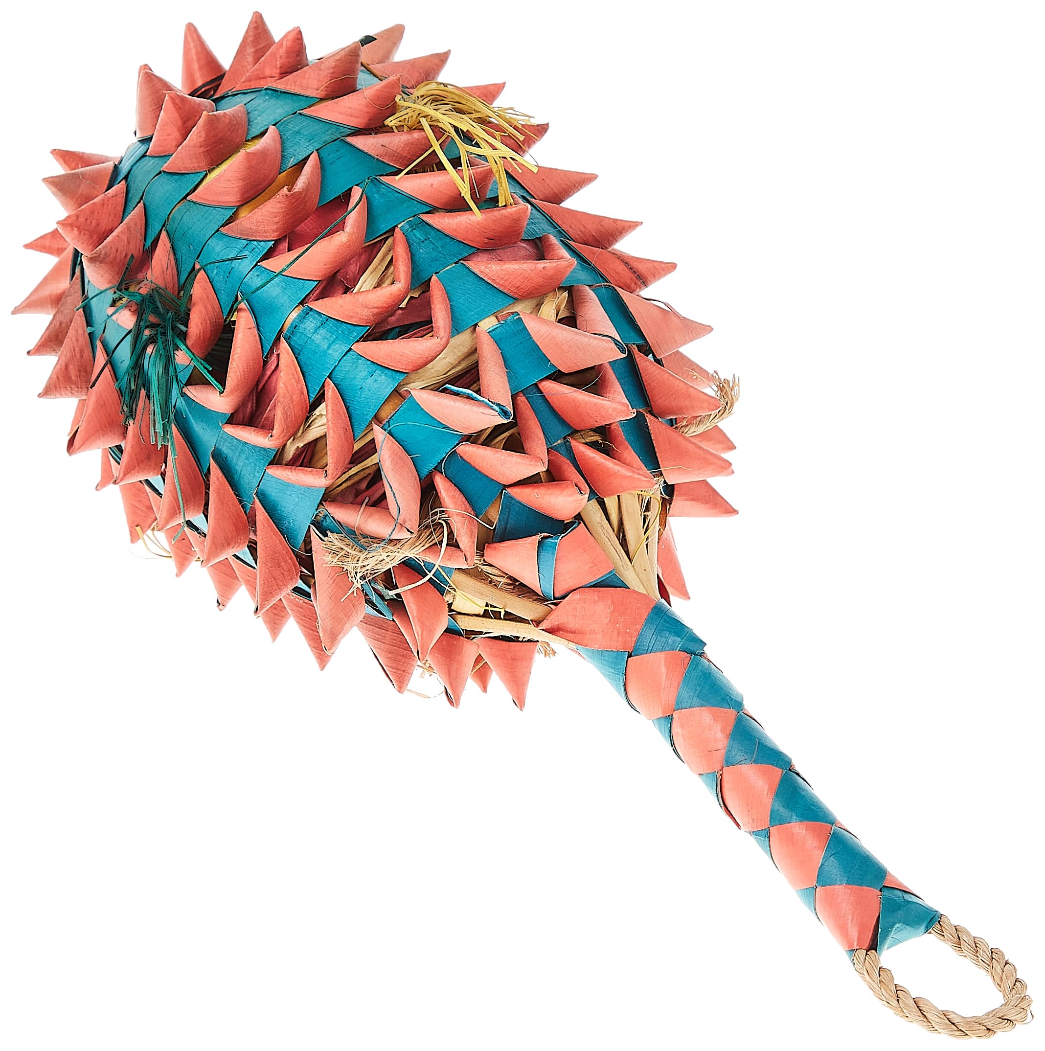 Planet Pleasures Large Pineapple Foraging Toy for Parrots & Small Birds - Interactive Chew Toy for Mental Stimulation & Natural Foraging Behavior