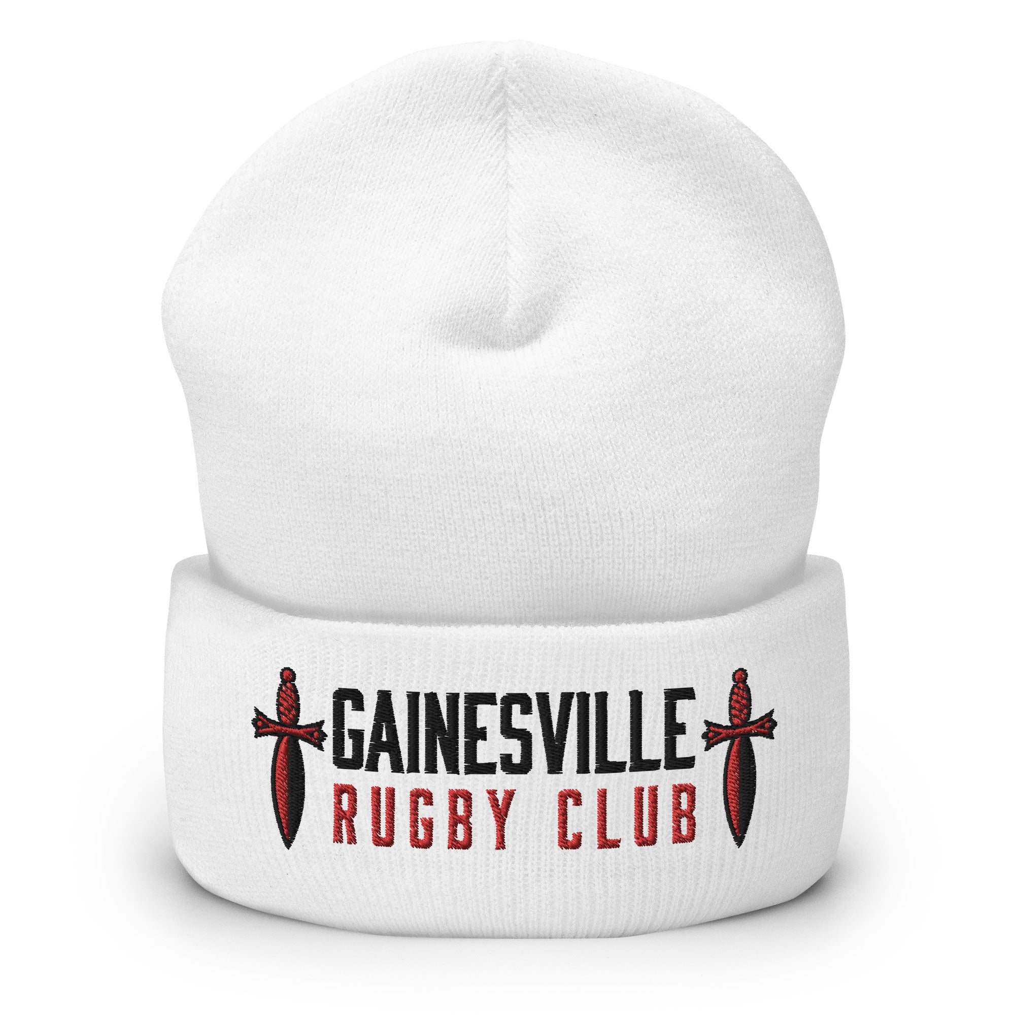 Gainesville Spartans RFC Cuffed Beanie - Warm Winter Knit Hat for Men & Women - Perfect for Rugby Fans, Outdoor Sports, and Cold Weather Activities