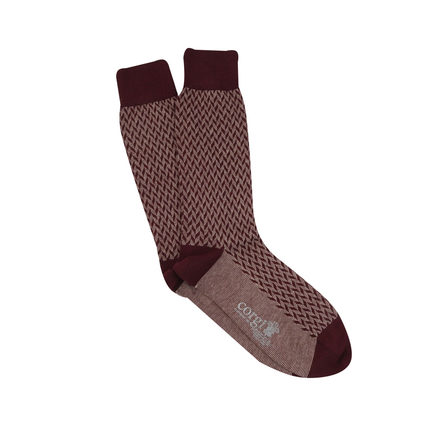 Men's Formal Cotton Dress Socks with Stylish Patterns - Perfect for Business, Office & Wedding Attire