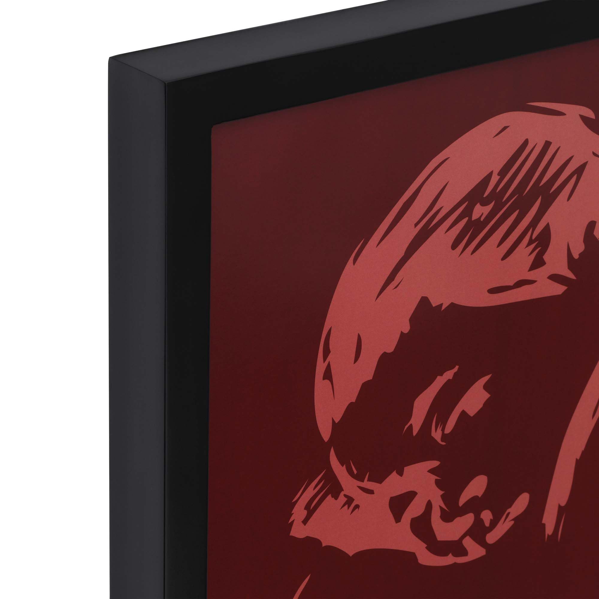 20x24 Inch Black Wood Picture Frames Set of 4 - 1.5