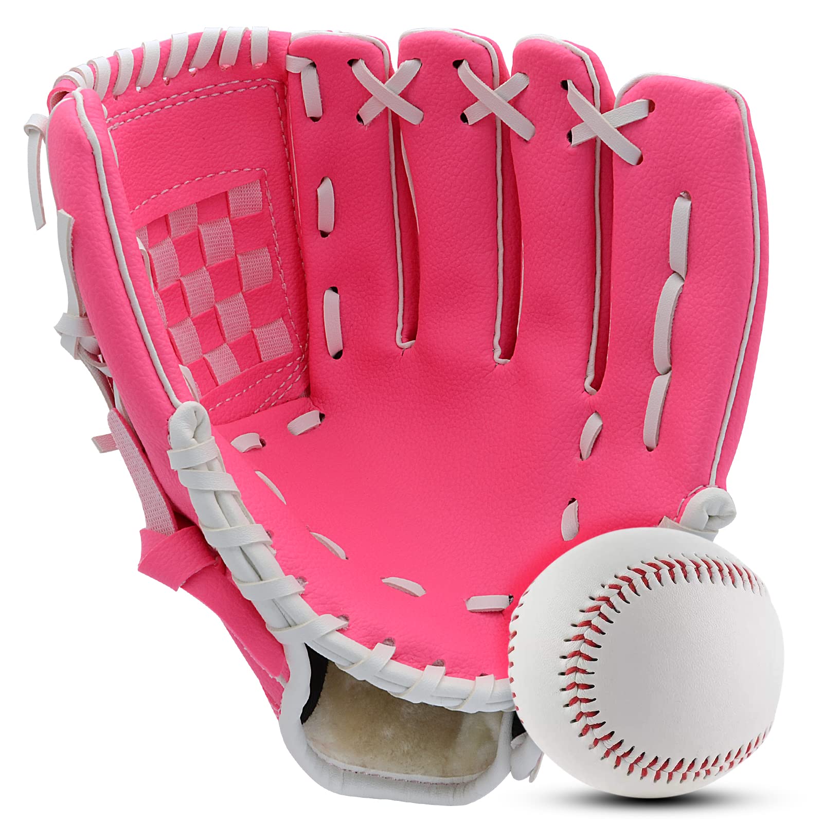 **Best Baseball Glove and Ball Set for Kids, Youth & Adults - 10.5'' to 12.5'' Softball Glove (Left/Right Hand) - Perfect for Training, Games & Outdoor Sports**