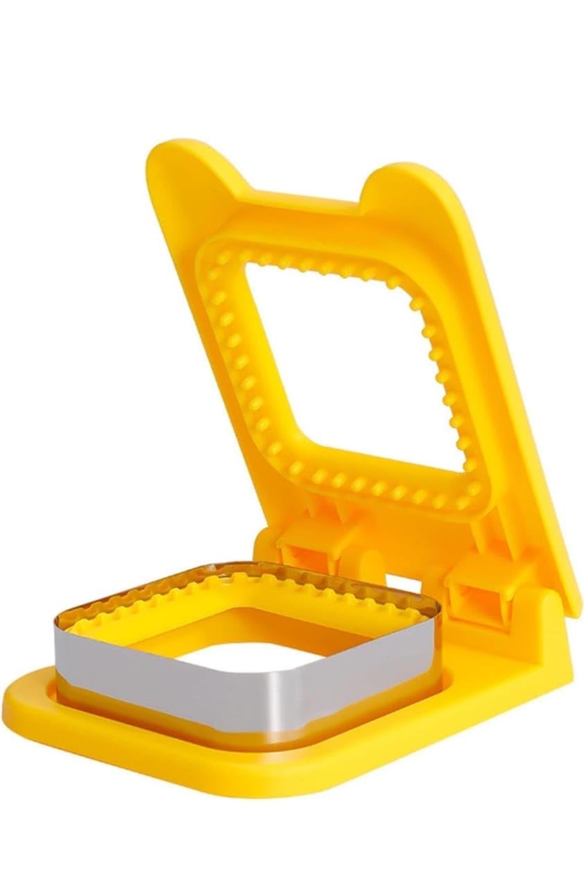 KITCHENSTYLO Uncrustables Sandwich Maker - Stainless Steel Sandwich Cutter & Sealer for Kids Lunch - Bread Mold Tool for Bento Box & Lunchbox - Perfect for School Lunches, Picnics & Quick Snacks