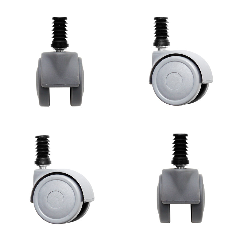 IPC Pulex Set of 4 Heavy Duty Bucket Casters with 360° Swivel Wheels - Perfect for Moving Buckets, Storage Bins, and Industrial Equipment