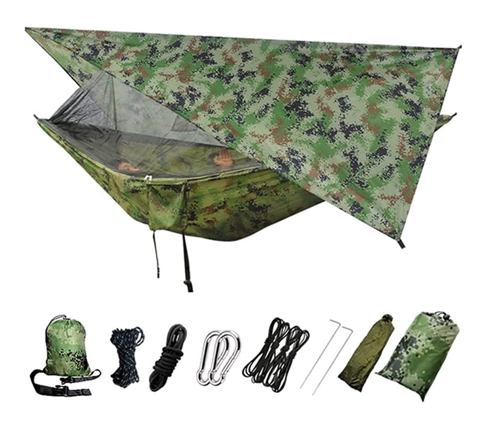 Z Create Design Lightweight Camping Hammock with Mosquito Net - Portable Outdoor Hammock Tent for Backpacking, Travel & Adventure (Color: 01) - Perfect for Beach, Forest & Backyard Relaxation
