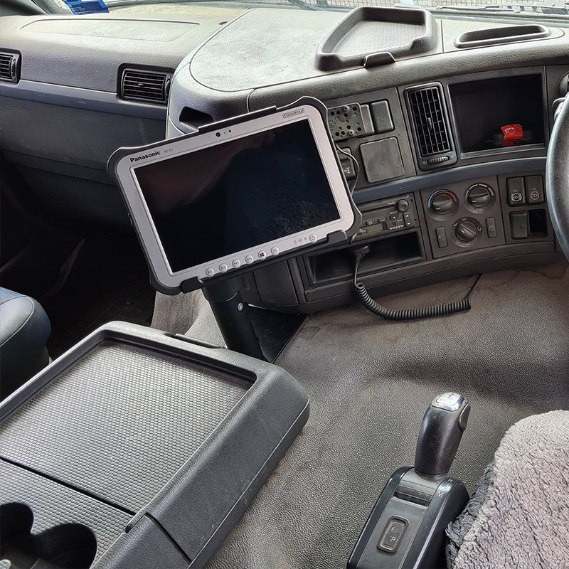 Volvo FM 2 Generation (2005-2010) Left Hand Drive InDash Mount - Heavy Duty Truck Dash Mount for GPS & Phone - Perfect for Long Haul Trucking & Fleet Management