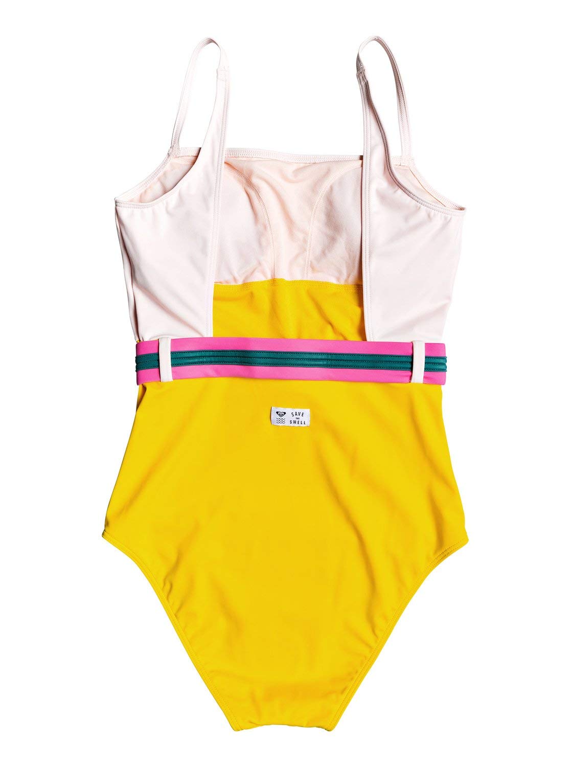 Roxy Pop Surf One-Piece Swimsuit for Women - Anthracite & Pop Surf Print - Size Large - Perfect for Beach Vacations, Pool Parties & Summer Getaways