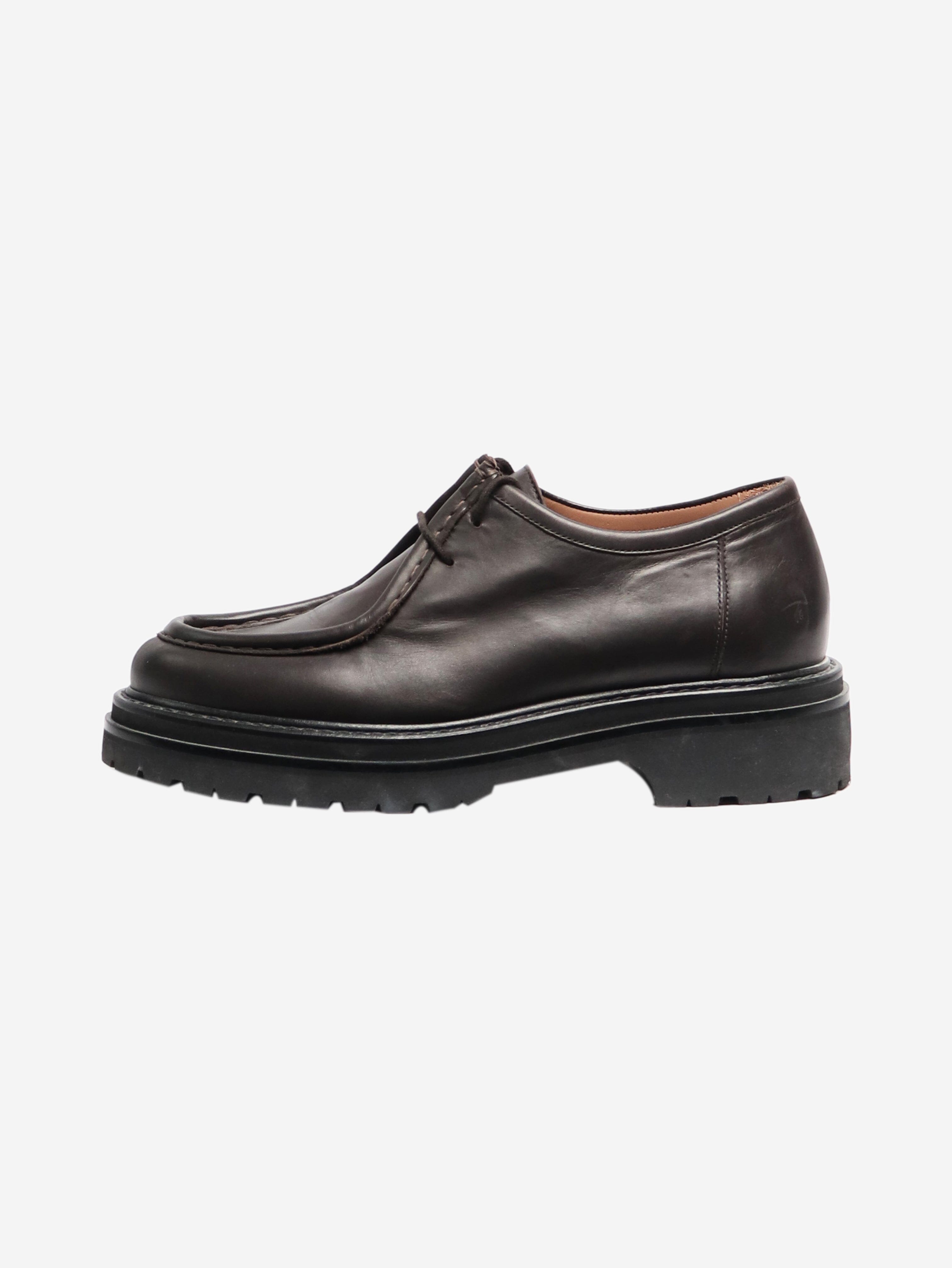 Stylish Brown Derby Shoes for Men & Women - Size EU 38 (UK 5) - Perfect for Office, Formal Events & Business Casual Outfits