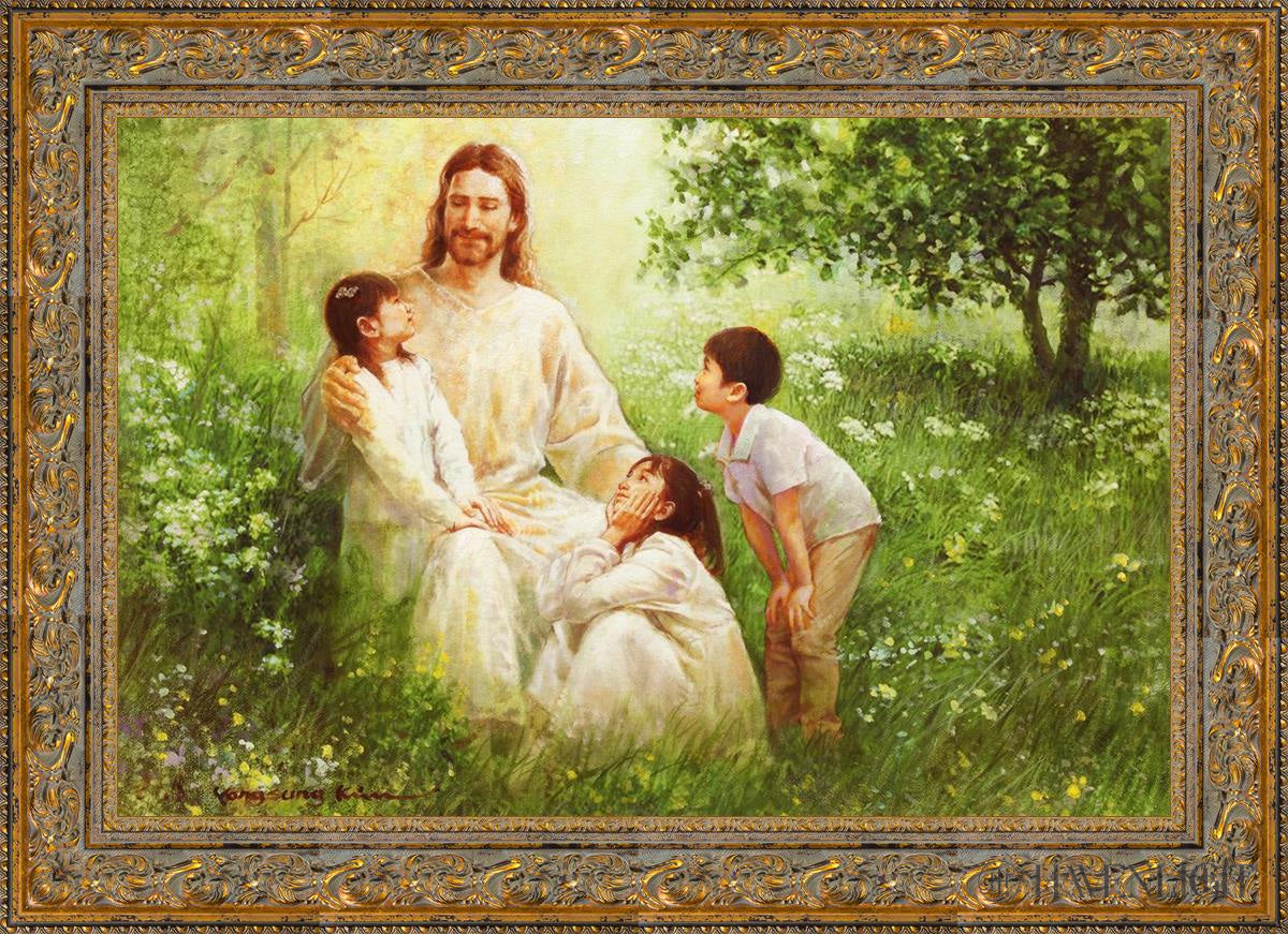 Come Unto Me by Yongsung Kim - Inspirational Christian Wall Art - Perfect for Home, Office & Church Decor