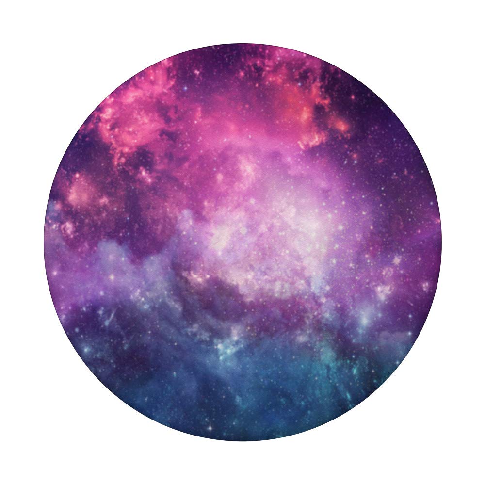 Purple Star Explosion Space Nebula PopSockets PopGrip - Swappable Phone & Tablet Grip for Secure Hold | Perfect for Galaxy Phones, iPhones & iPad Cases | Great for Selfies, Video Calls & Everyday Use