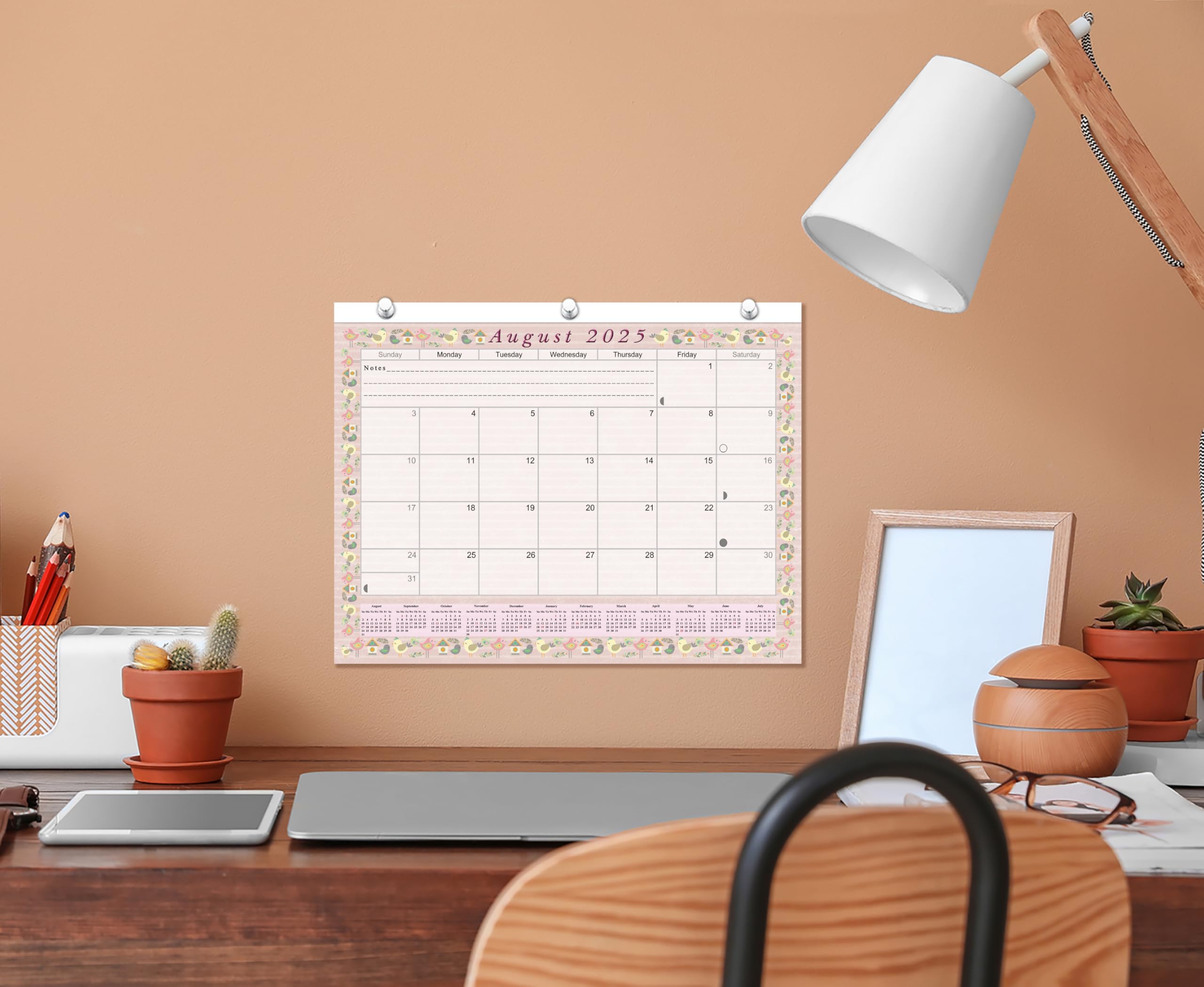 2025-2026 12-Month Student Academic Planner | Durable 3-Ring Binder, Desk & Wall Calendar | Perfect for College, High School & University | Back to School Supplies | Made in USA | Ideal for Homework Tracking, Exam Scheduling & Time Management