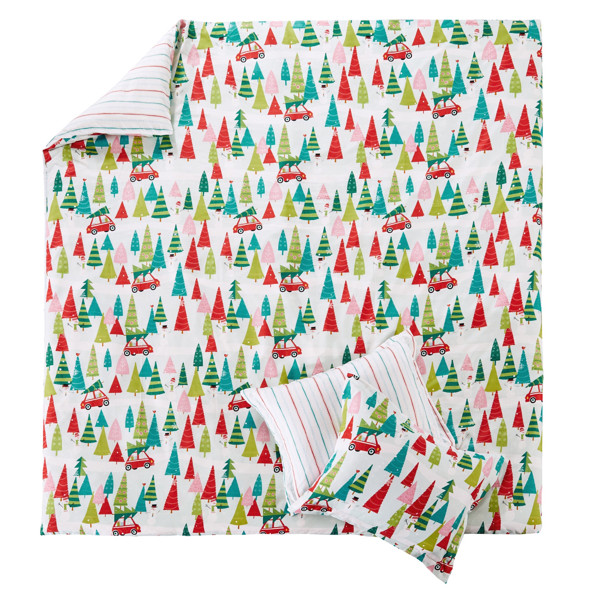Holly Jolly Comforter Set - Soft & Cozy Christmas Bedding Collection for Holiday Decor - Perfect for Winter Bedroom, Guest Room & Festive Home Styling