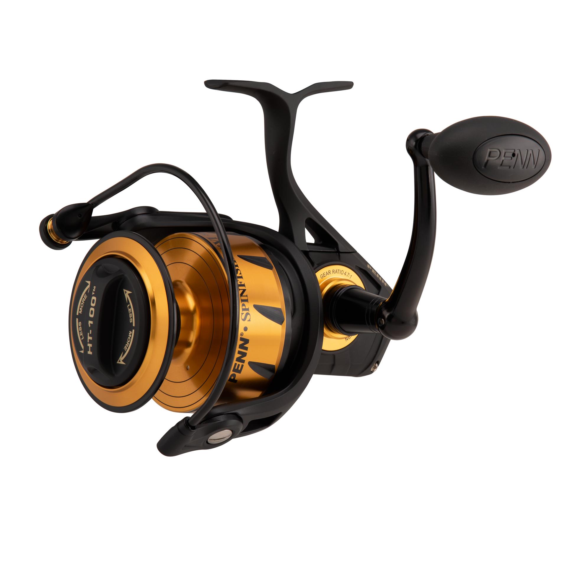Penn Spinfisher VI Spinning Fishing Reel - Saltwater & Freshwater, 6+1 Shielded Bearings, HT-100 Drag System - Perfect for Surf Fishing, Pier Fishing & Offshore Angling