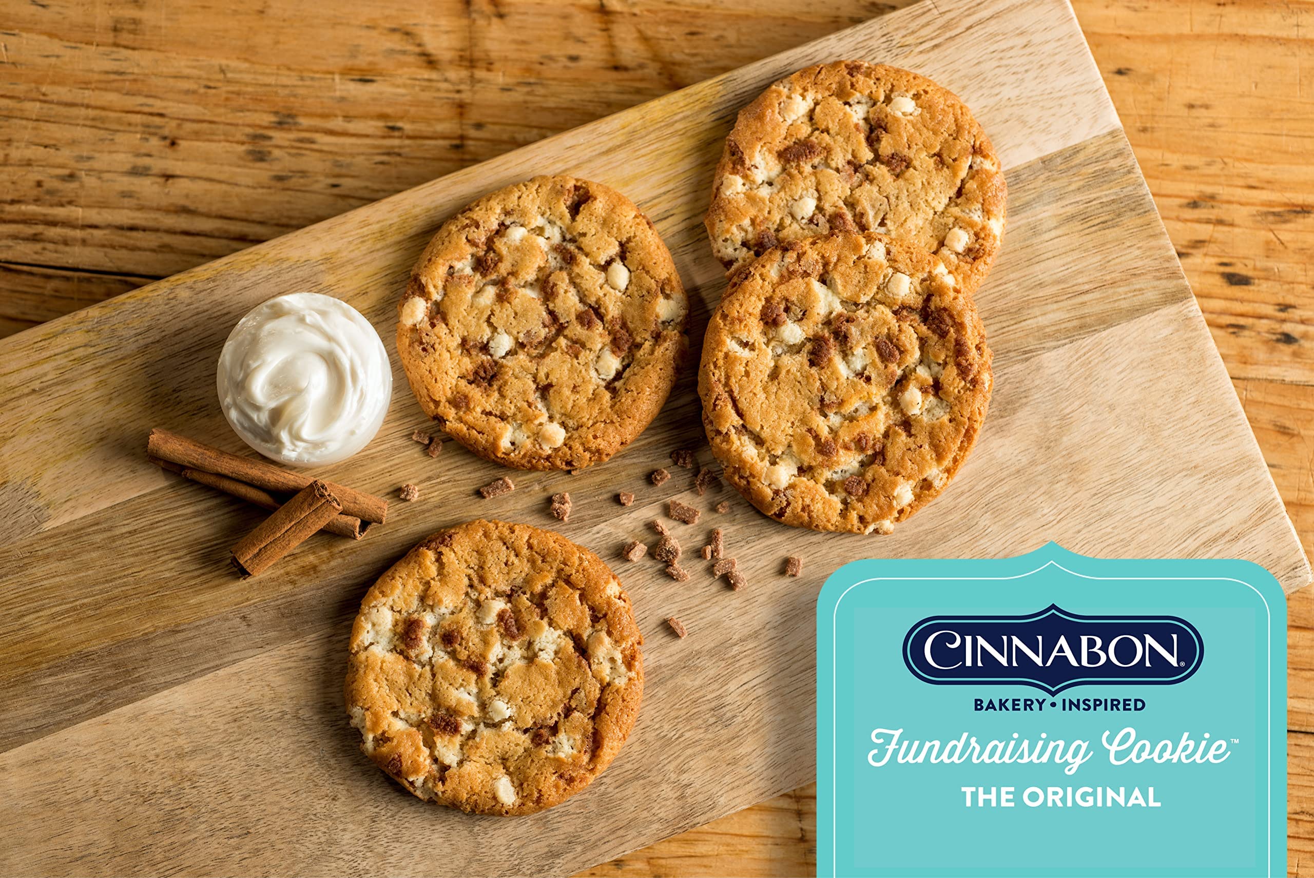 Soft Baked Cinnabon® Cinnamon Cream Cheese Cookies - 12 Boxes (96 Individually Wrapped) - Classic Bakery Treats for Parties, Gifts & Office Snacks
