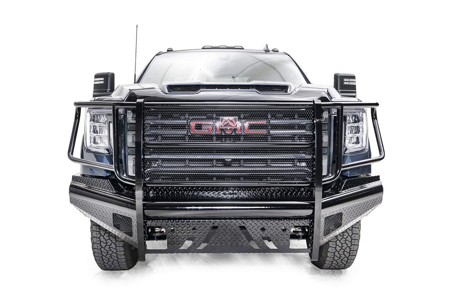 Fab Fours GM20-S5060-1 Elite Front Bumper for 20-22 GMC Sierra 2500 HD with Full Grill Guard | Heavy-Duty Off-Road Protection | Perfect for Truck Enthusiasts & Outdoor Adventures