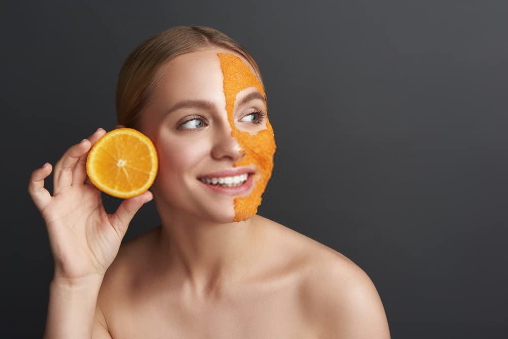 Organic Orange Peel Powder for Skin Care - 100% Pure Natural Face Mask, Whitening Treatment, Dark Spot & Acne Remedy | Edible for Drinking & Cooking | Vegan, Gluten-Free Beauty & Wellness Product