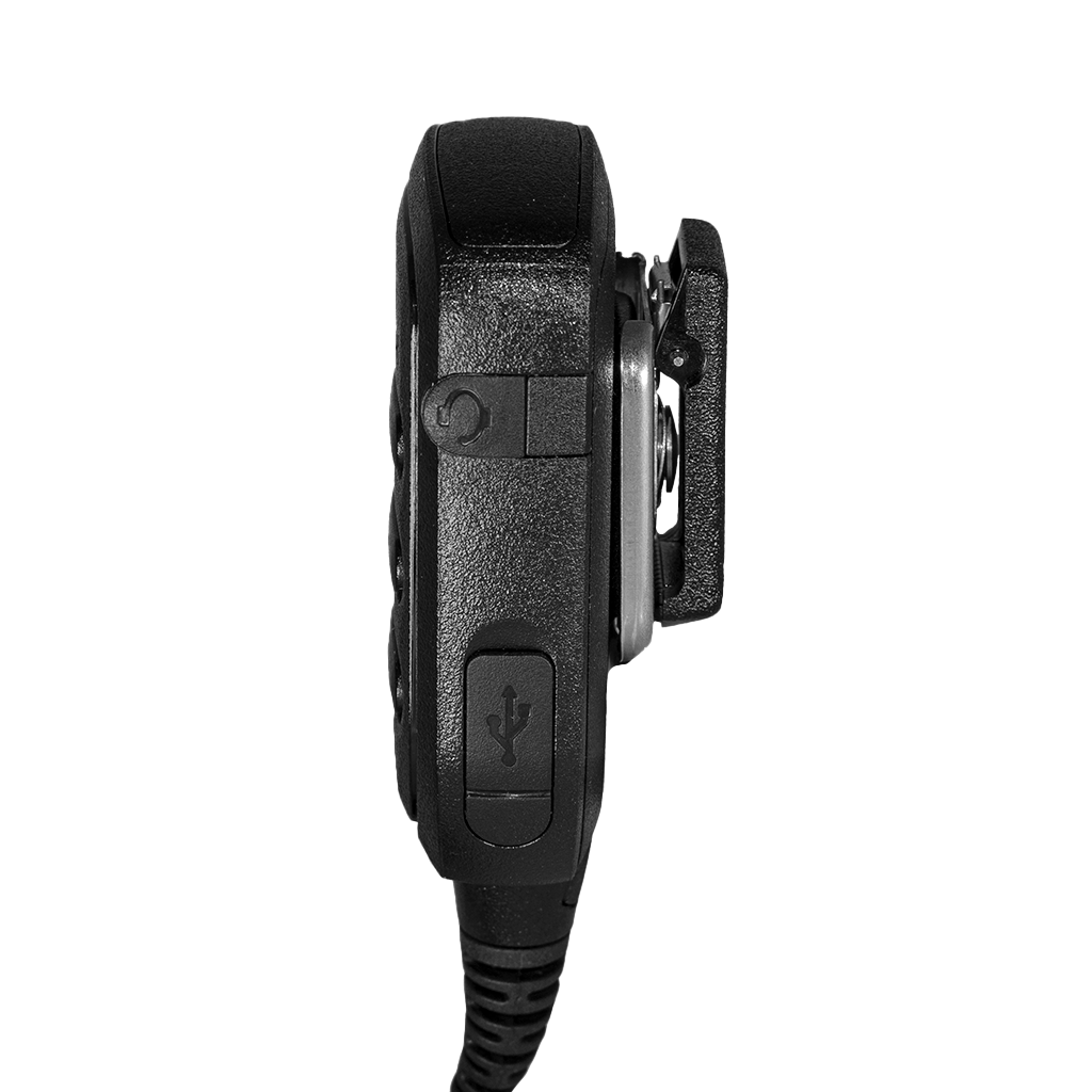 Motorola PMMN4125 Two-Way Radio Remote Speaker Microphone - Hands-Free Communication for Security, Construction & Outdoor Activities