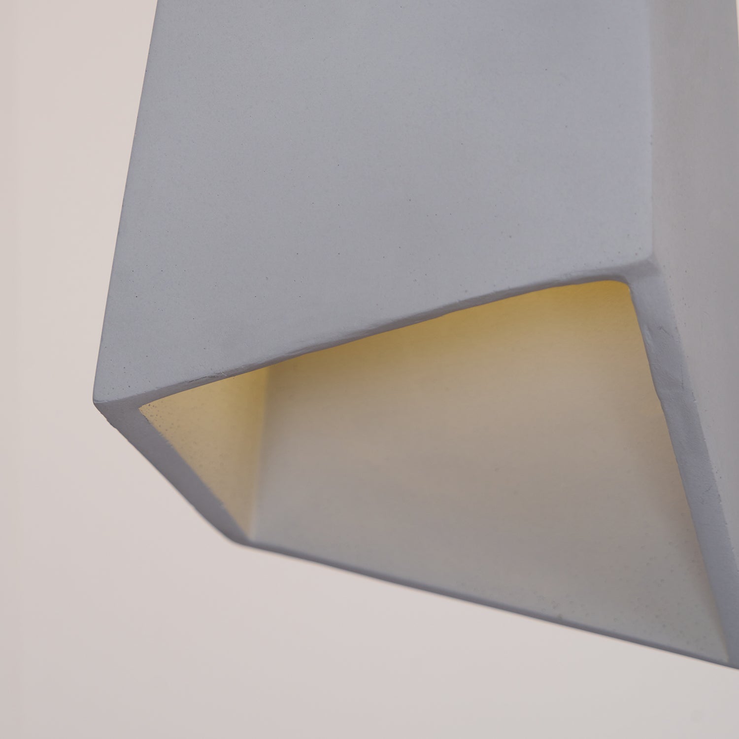 Georgia Cement Pendant Light - Industrial Modern Ceiling Fixture for Kitchen Island, Dining Room & Bedroom Lighting