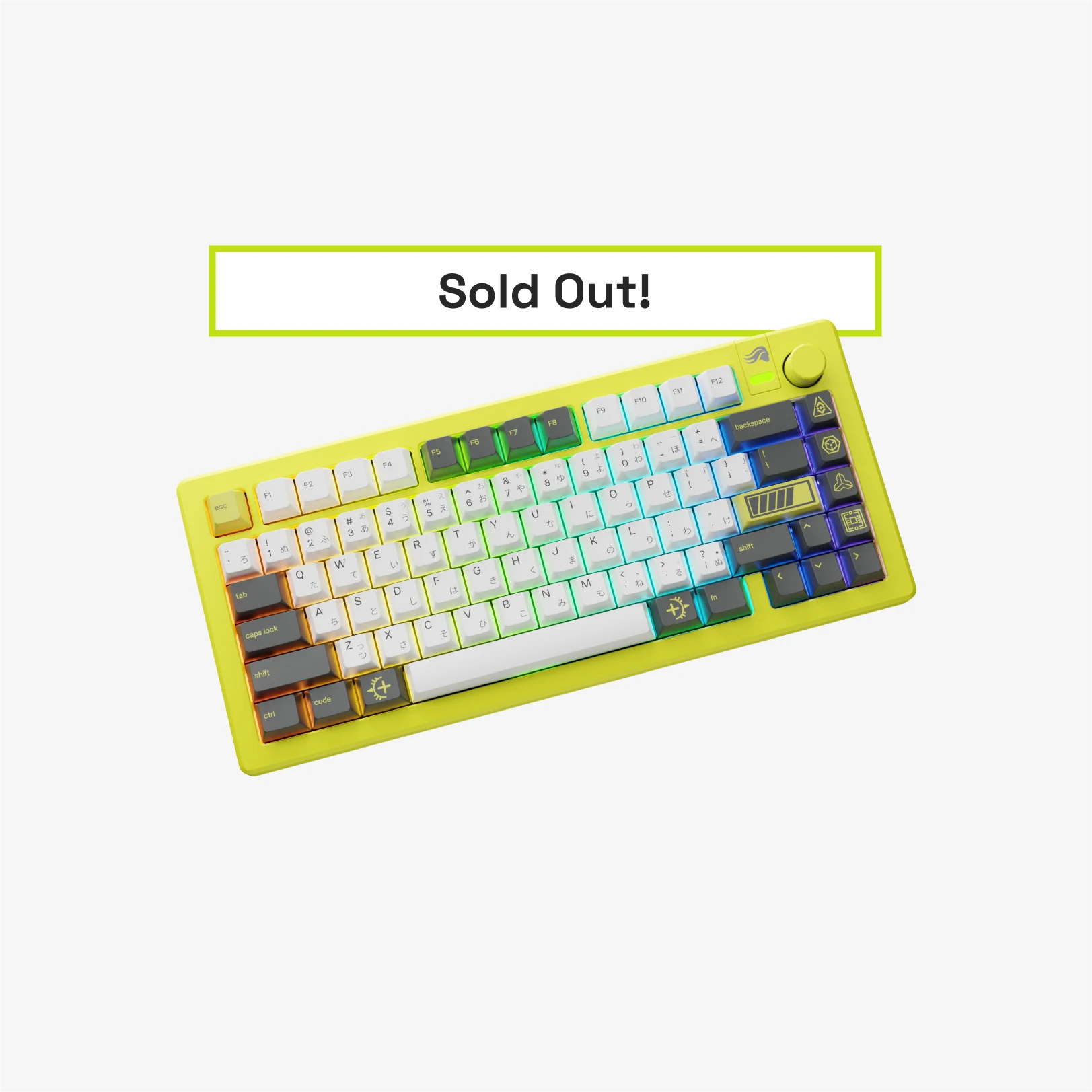 GPBT Voltage Keycaps - Premium Custom Mechanical Keyboard Keycaps for Gaming & Typing | Durable PBT Material, Cherry MX Compatible | Perfect for PC, Mac, and Office Workstations