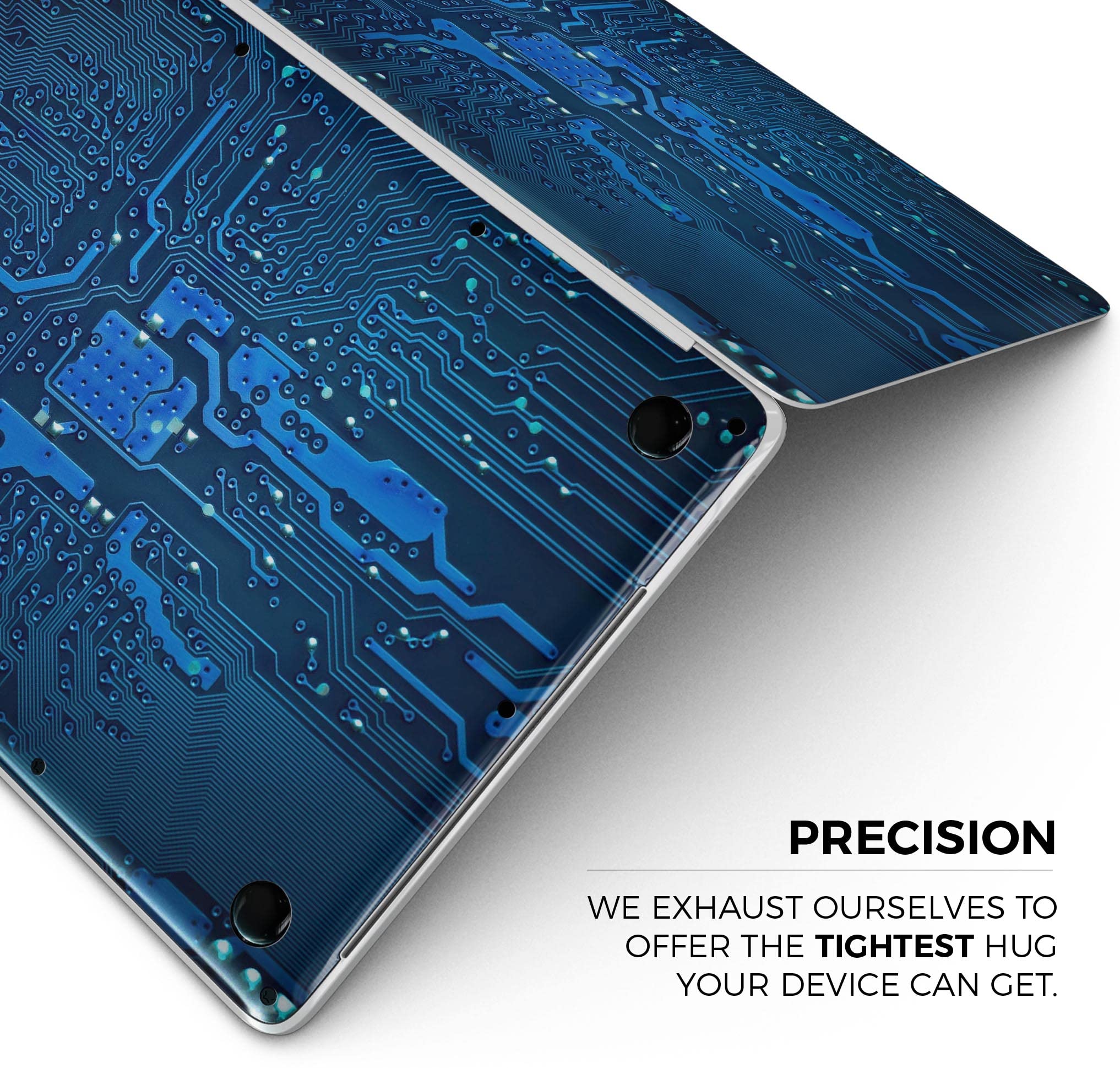 Electric Circuit Board Full-Body Wrap Scratch Resistant Decal Skin Kit for MacBook 13