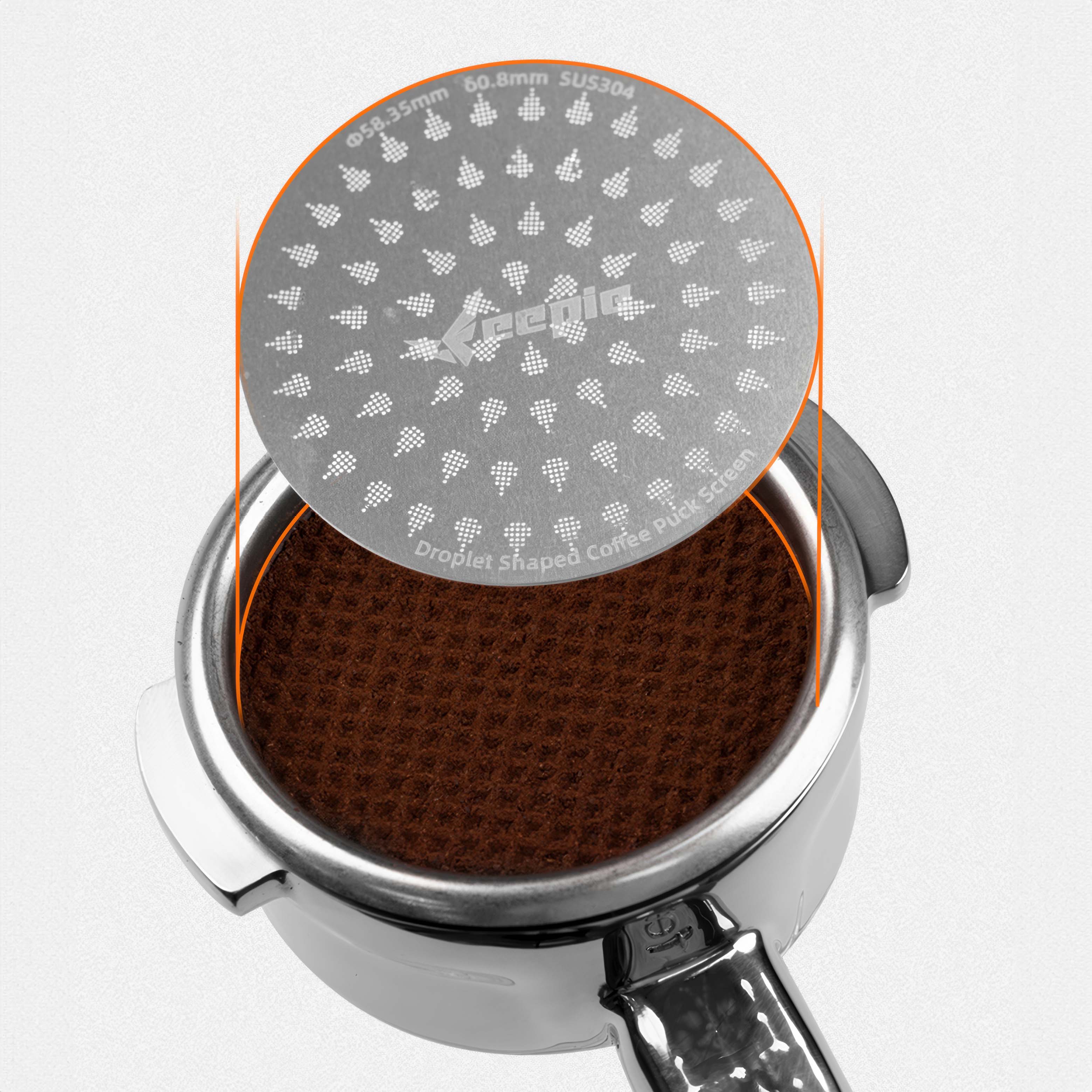 Premium 0.8mm Thick Espresso Puck Screen - Perfect for Barista-Grade Coffee Extraction & Home Brewing