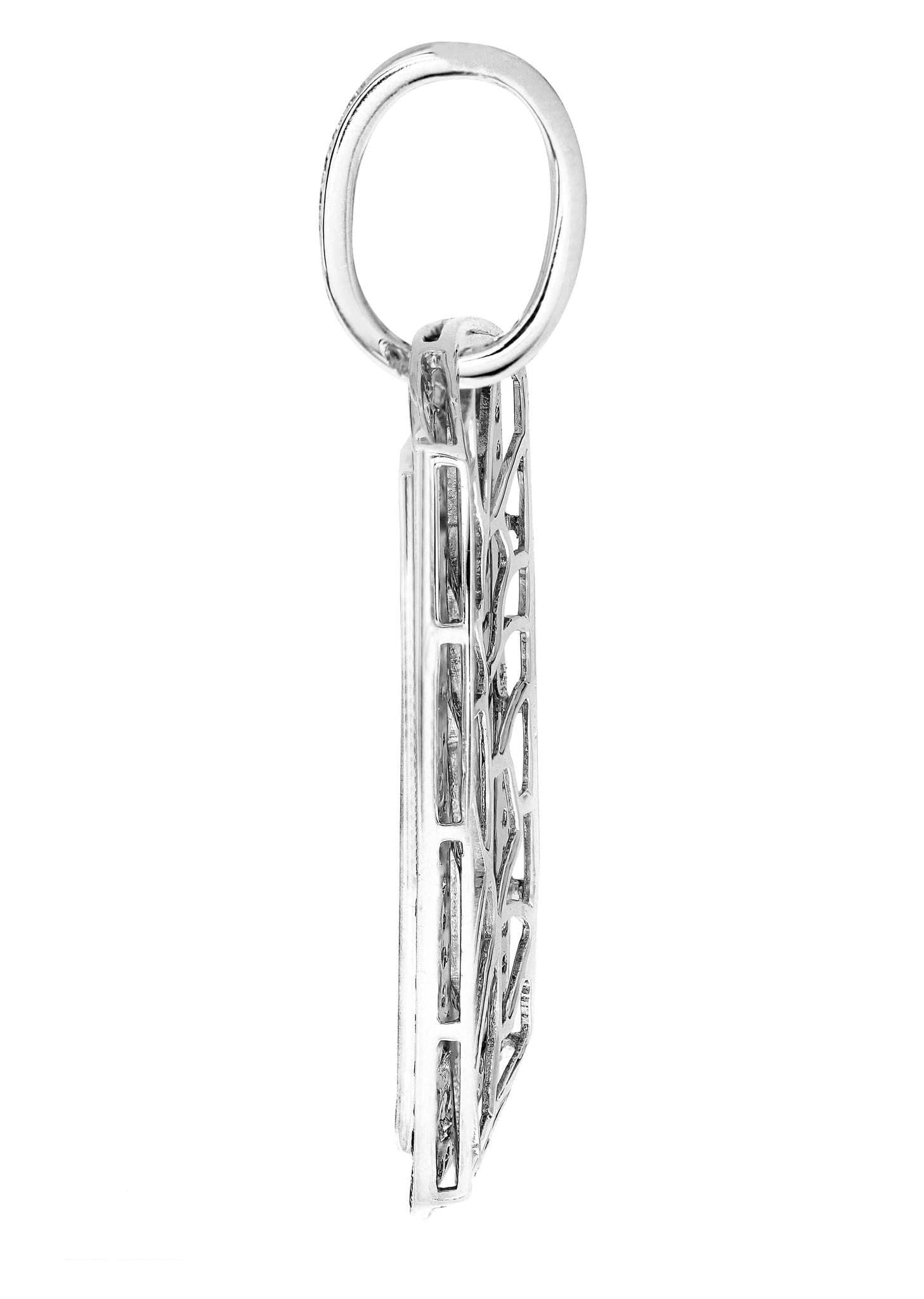 Diamond Dog Tag Pendant Necklace - 20.72 Grams (6.3 Carats) Genuine Diamond Jewelry for Men & Women - Perfect for Gifts, Military Appreciation & Everyday Wear