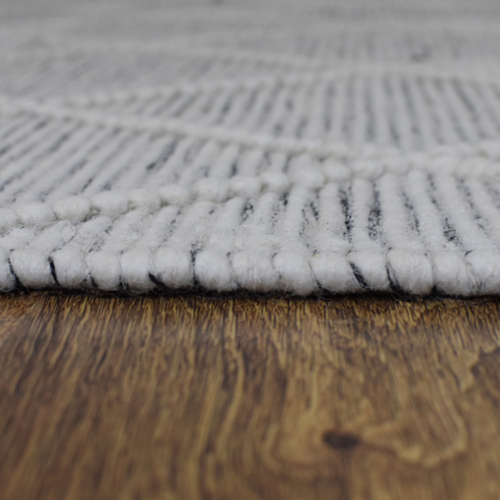 Handwoven Sculpture Rug - Bohemian Style Decorative Area Rug for Living Room, Bedroom & Home Decor