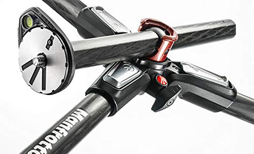 Manfrotto 055 Professional Aluminum Tripod with Horizontal Column - Heavy Duty Camera Stand for Photography & Videography - Perfect for Outdoor Shoots, Studio Work & Travel