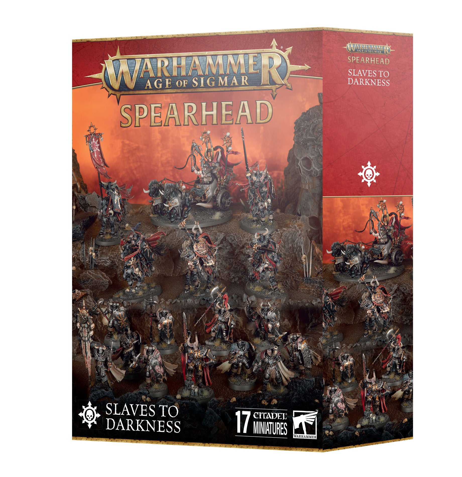Age of Sigmar Spearhead: Slaves to Darkness Warhammer Miniatures - Dark Fantasy Tabletop Game for Collectors & Wargaming Enthusiasts (Perfect for Battles & Display)