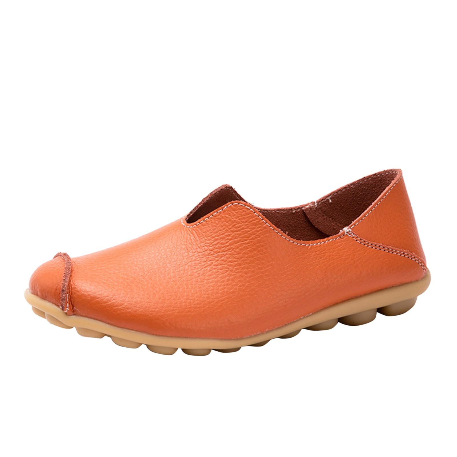 Women's Slip-On Loafers - Comfortable Casual Flats for Work & Walking - Breathable & Lightweight Ladies Shoes for Office, Travel & Everyday Wear