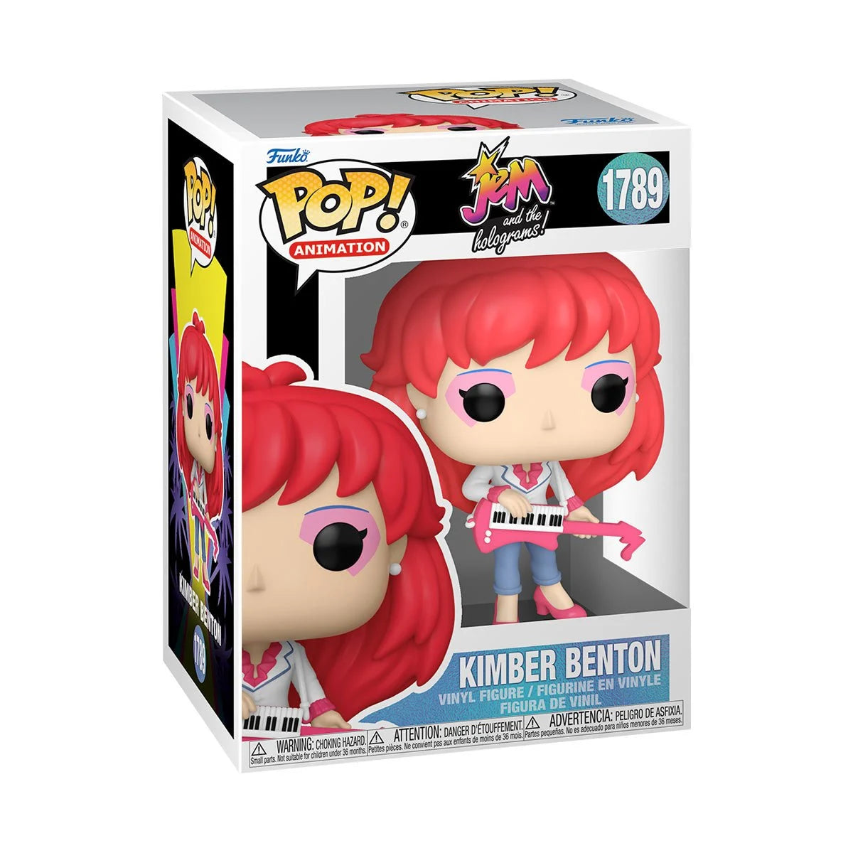 Jem and the Holograms Kimber Benton Funko Pop! Vinyl Figure #1789 - Collectible Toy for Fans, Gift for Music Lovers, Perfect for Display & Decor