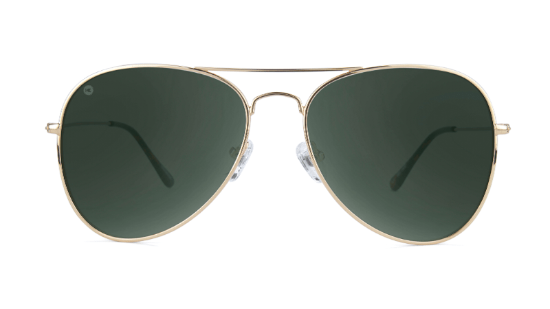Mile Highs Gold Aviator Sunglasses - Polarized UV Protection for Men & Women - Perfect for Driving, Travel, and Outdoor Adventures