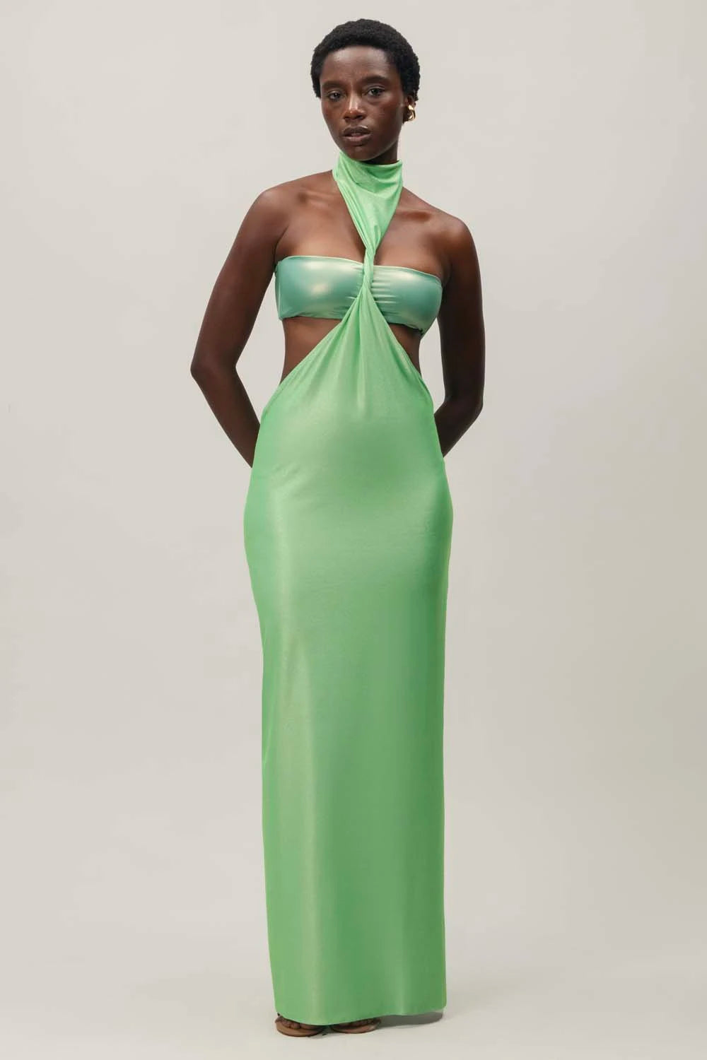 Aluna Maxi Dress for Women - Flowy Summer Long Dress with Pockets, Boho Chic Beach Dress for Vacation, Party & Casual Wear
