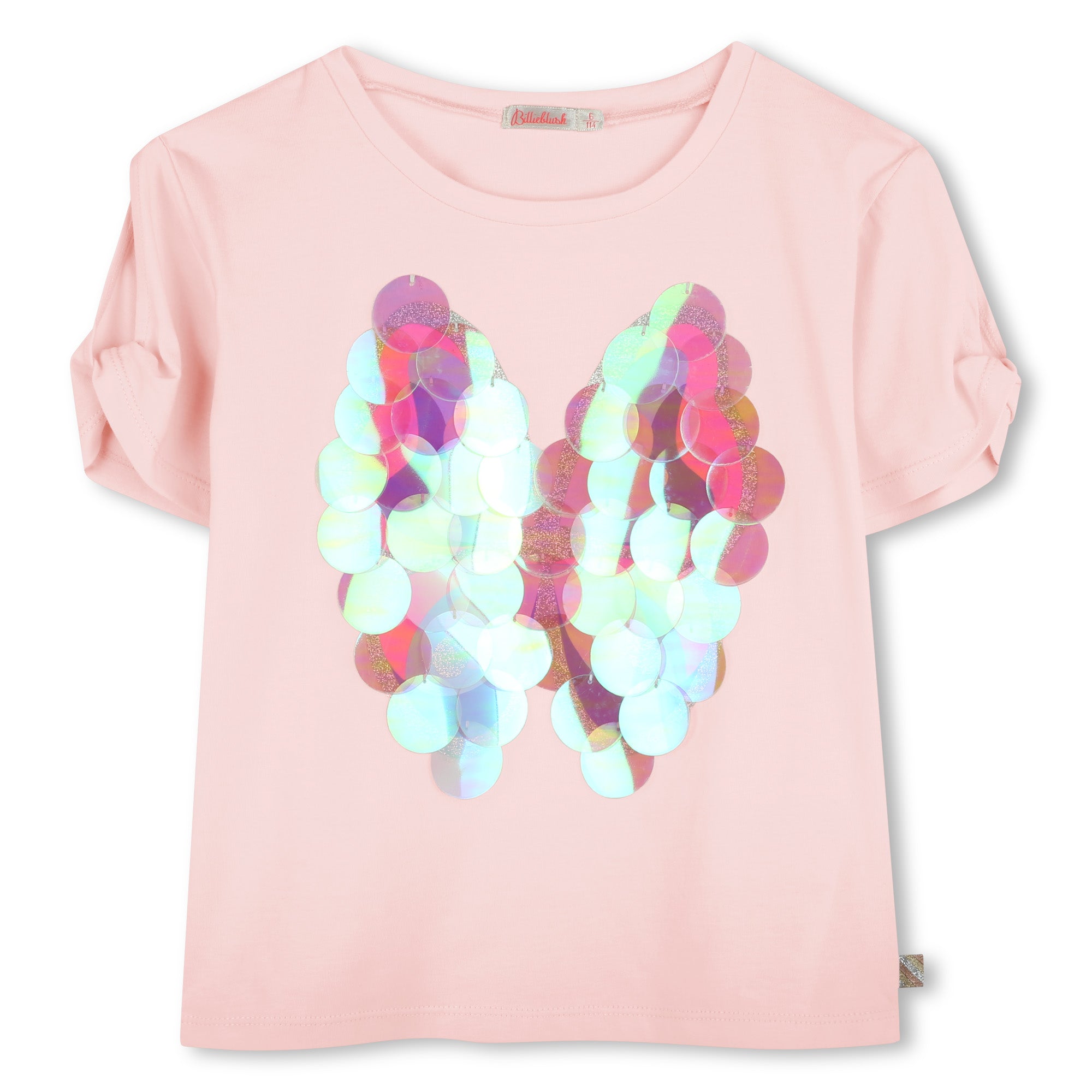 Billieblush Women's Pink Pale T-Shirt - Soft Cotton Casual Tee for Everyday Wear | Perfect for Outfits, Layering & Comfort