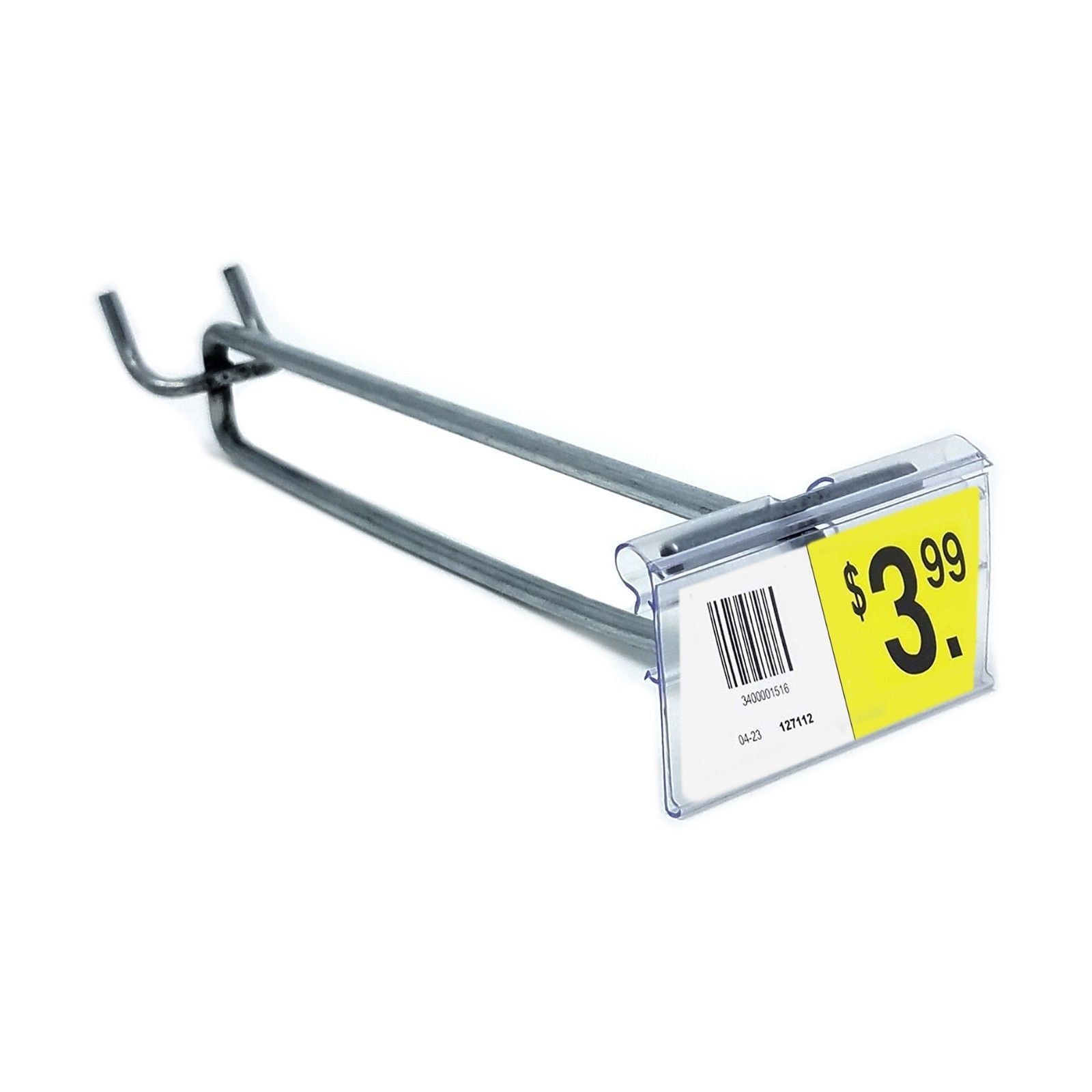 50 Pack Zinc Pegboard Scanner Hooks with 2